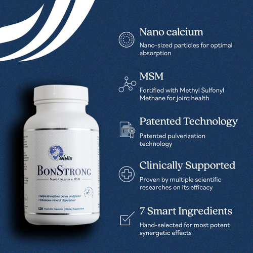BonStrong Nano Calcium Magnesium & MSM Supplements