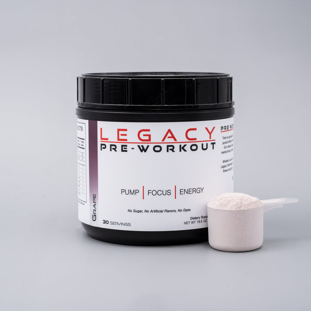 Legacy Pre-Workout | 30 Servings | Natural Energy